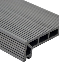 PolarDeck komposiittikulmalauta 148x24x44x4000mm tummanharmaa