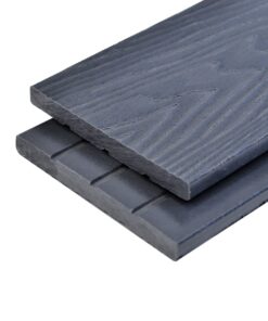 Aitalauta WPC puukuvioitu 12x118x1200mm tumma harmaa