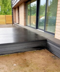 Alternative view of PolarDeck viimeistelylista 10x54x3000mm tummanharmaa